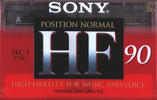Compact Cassette Sony HF 90 Type I Normal 1996 Europe