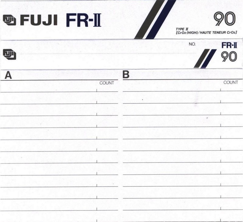 Compact Cassette: FUJI Fuji - FR-II 90