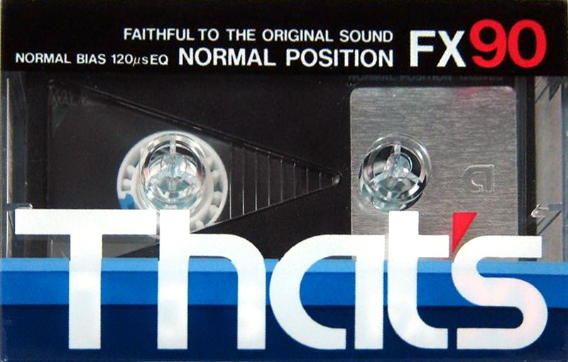 Compact Cassette Thats FX 90 Type I Normal 1983 Japan