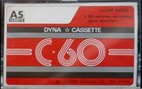 Compact Cassette AS cassette Dyna 60 Type I Normal 1982 Japan