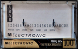 Compact Cassette Melectronic MHQ II-S 100 Type II Chrome 1994 Switzerland