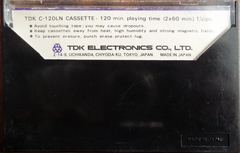 Compact Cassette: TDK  -  120