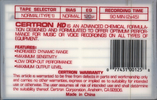 Compact Cassette Certron HD 90 Type I Normal China
