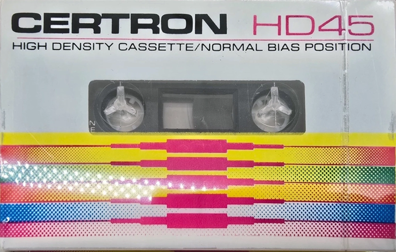 Compact Cassette Certron HD 45 Type I Normal 1986 USA
