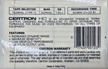 Compact Cassette Certron HD 45 Type I Normal 1986 USA