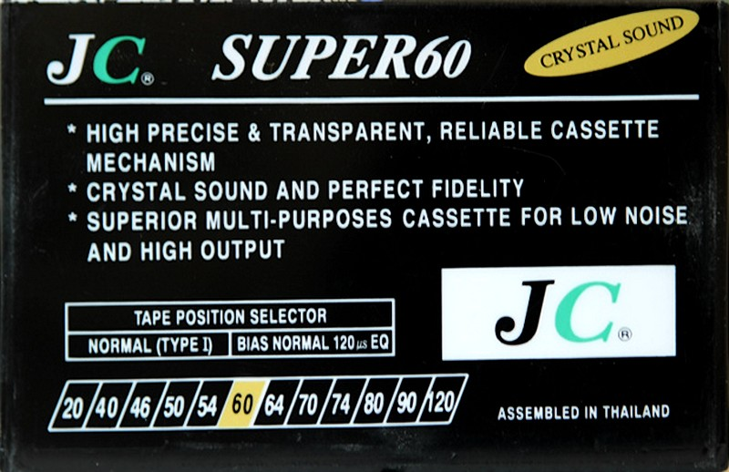 Compact Cassette JC 60 Type I Normal Worldwide
