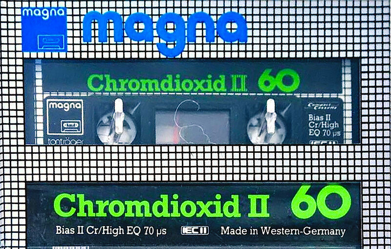 Compact Cassette Magna Chromdioxid II 60 Type II Chrome 1984 Europe