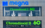 Compact Cassette Magna Chromdioxid II 60 Type II Chrome 1984 Europe