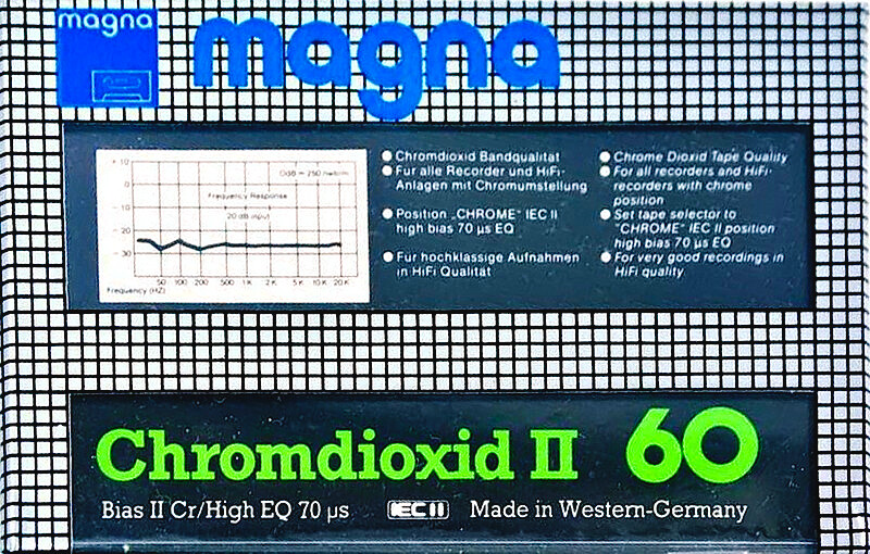 Compact Cassette: Magna  - Chromdioxid II 60