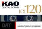 Digital Audio Tape KAO KX 120 Type IV Metal 1994 Japan