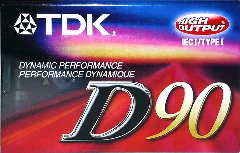 Compact Cassette TDK D 90 Type I Normal 2001 North America