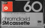 Compact Cassette BASF Chromdioxid 60 Type II Chrome 1975 Europe