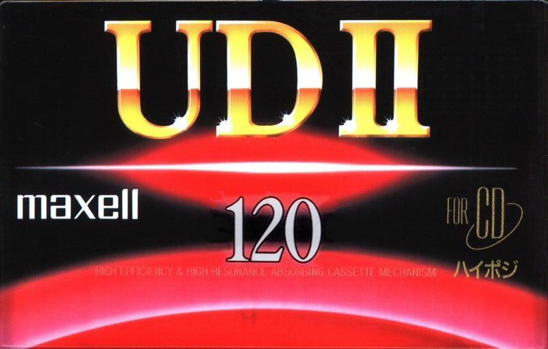 Compact Cassette Maxell UDII / UD2 120 "UD2-120G" Type II Chrome 1994 Japan
