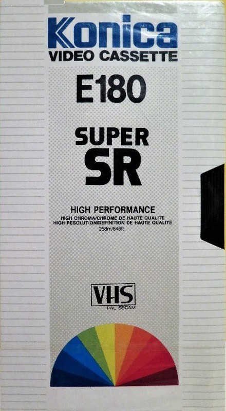 VHS, Video Home System: Konika / Magnax Konica - Super SR 180