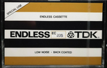 Compact Cassette TDK EC Endless 20 sec "EC-20S" Endless Cassette 1974 Worldwide