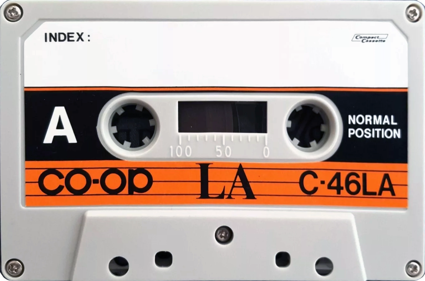 Compact Cassette CO-OP LA 46 Type I Normal 1979 Japan