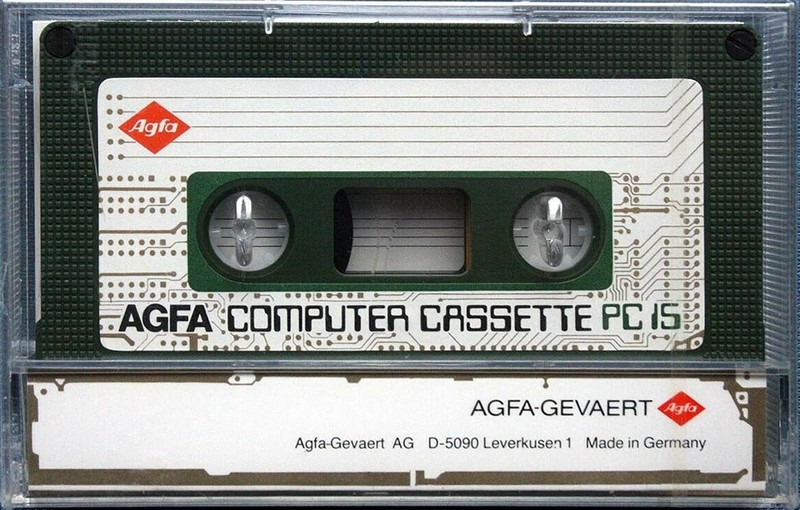 Compact Cassette AGFA 15 "PC 15" Computer Cassette 1982 Europe
