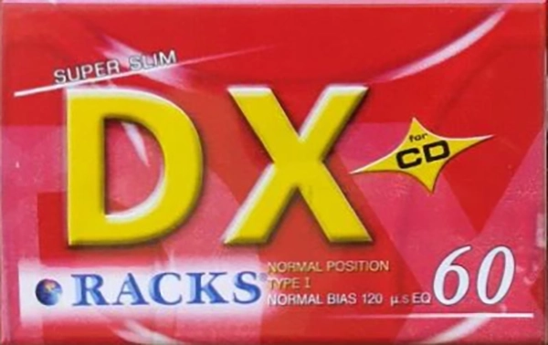 Compact Cassette Racks 60 "DX" Type I Normal Europe