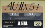 Compact Cassette AXIA AU-IIx 54 "AU-2X 54" Type II Chrome 1991 Japan