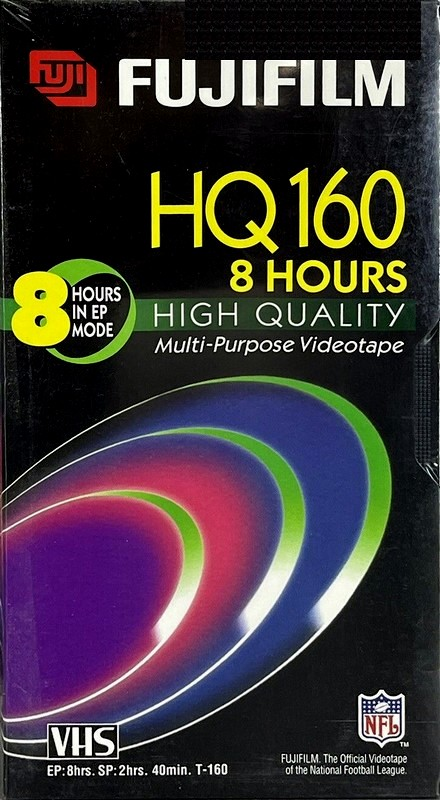 VHS, Video Home System Fuji Film HQ 160 Type I Normal North America