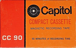 Compact Cassette Capitol 90 Type I Normal 1968 USA