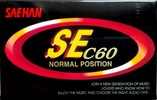 Compact Cassette Saehan SE 60 Type I Normal 1997 Europe