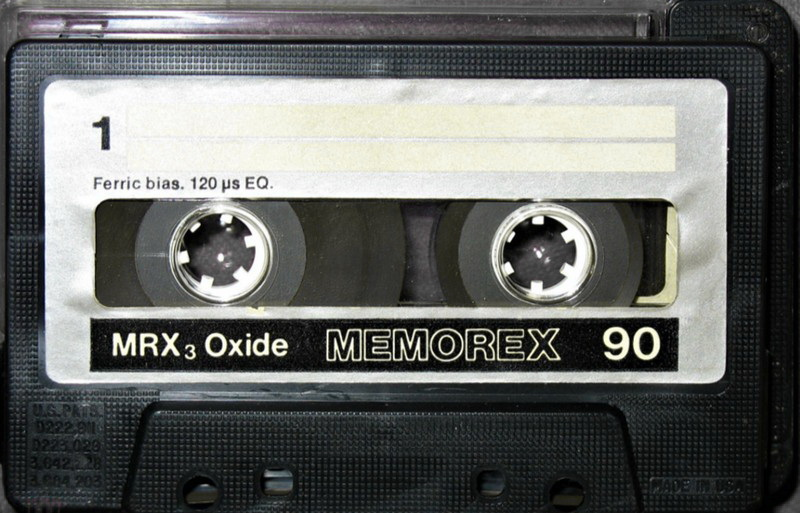 Compact Cassette Memorex MRX3 Oxide 90 Type I Normal 1978 USA