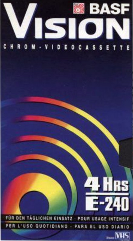 VHS, Video Home System:  BASF - Vision 240