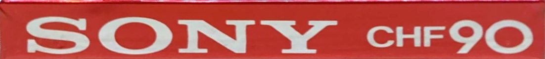 Compact Cassette Sony CHF 90 Type I Normal 1981 North America