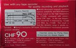 Compact Cassette Sony CHF 90 Type I Normal 1981 Southern Africa