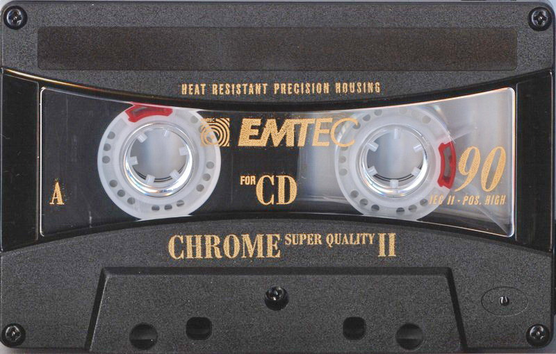 Compact Cassette Emtec Chrome Super Quality II 90 Type II Chrome 2004 Europe