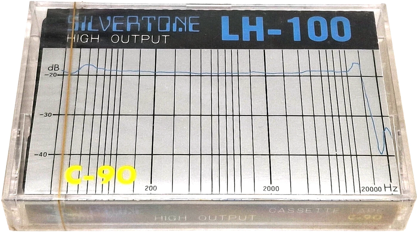 Compact Cassette Silvertone 90 "LH-100" Type I Normal Japan