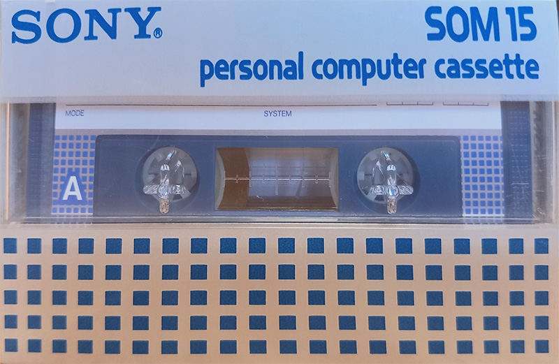 Compact Cassette Sony SOM 15 Computer Cassette 1980 Japan