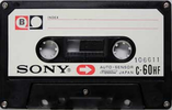 Compact Cassette Sony HF 60 Type I Normal 1972 North America