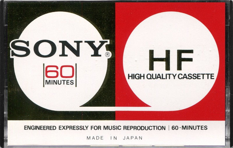 Compact Cassette Sony HF 60 Type I Normal 1972 North America