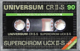 Compact Cassette Universum UCX II-S 90 Type II Chrome 1983 Europe