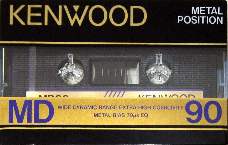 Compact Cassette Kenwood MD 90 Type IV Metal 1985 Worldwide
