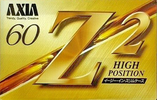 Compact Cassette AXIA Z2 60 Type II Chrome 1995 Japan