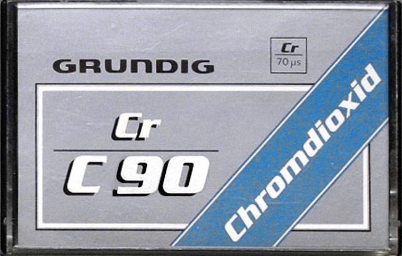 Compact Cassette Grundig 90 Type II Chrome 1981 Europe