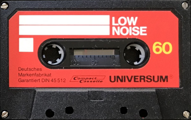 Compact Cassette Universum 60 Type I Normal 1978 Europe