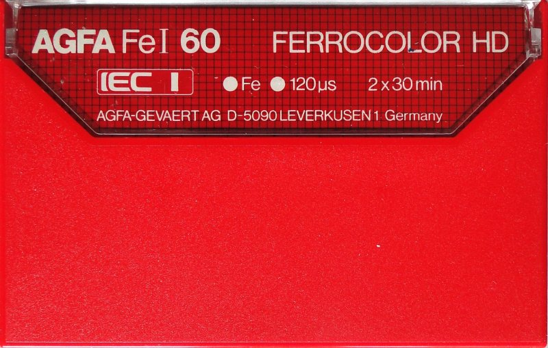 Compact Cassette: AGFA  - Ferrocolor HD 60