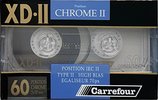 Compact Cassette Carrefour XD-II 60 Type II Chrome France