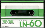Compact Cassette River 60 Type I Normal 1984 Japan