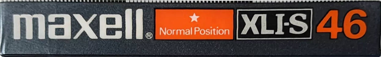 Compact Cassette Maxell XLI-S 46 Type I Normal 1982 Japan