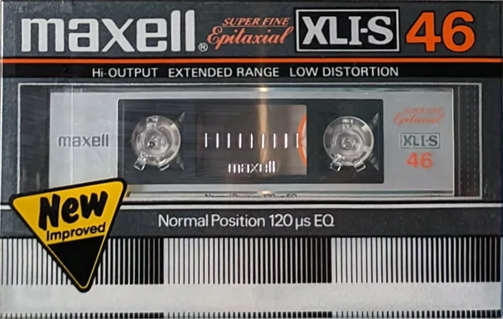 Compact Cassette Maxell XLI-S 46 Type I Normal 1982 Japan