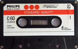 Compact Cassette Philips Standard Quality 60 Type I Normal 1975 Europe