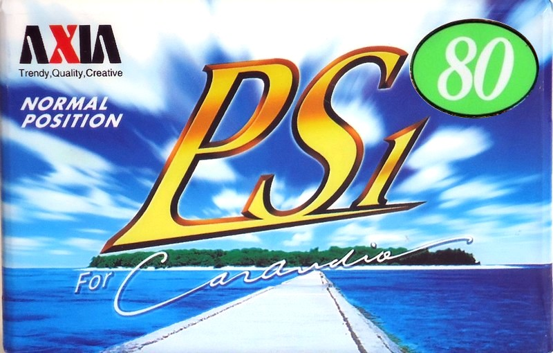 Compact Cassette AXIA PS-I / PS-1 80 "PS1K 80" Type I Normal 1998 Japan