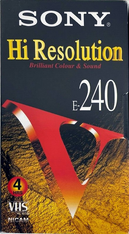 VHS, Video Home System: Sony  - Hi Resolution 240