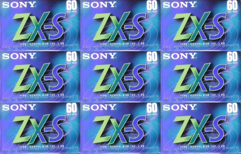 Compact Cassette: Sony  - ZX-S 60