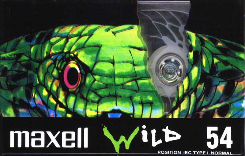 Compact Cassette Maxell Wild 54 Type I Normal 1992 Europe
